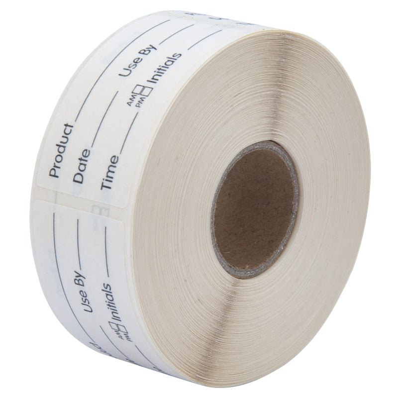 L LIKED 500 Stickers Use by 1 x 2 Inch Dissolvable Food Storage Labels for Containers - Image 3